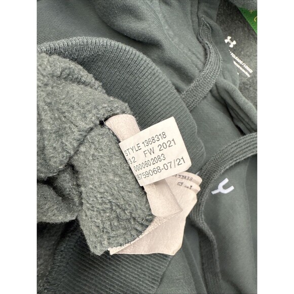 Under Armour Hoodie Men’s Medium Green Oscar The Grouch Sesame Street Collab - Picture 10 of 10